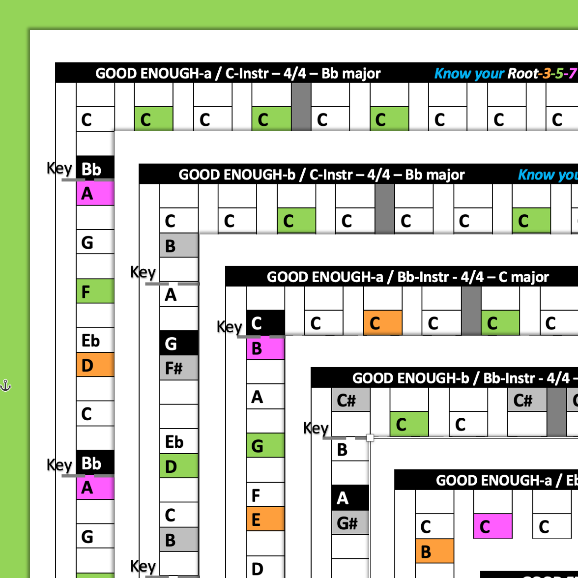 GOOD ENOUGH (6)  A/B - 6C8M2 / C-Bb-Eb-Instruments