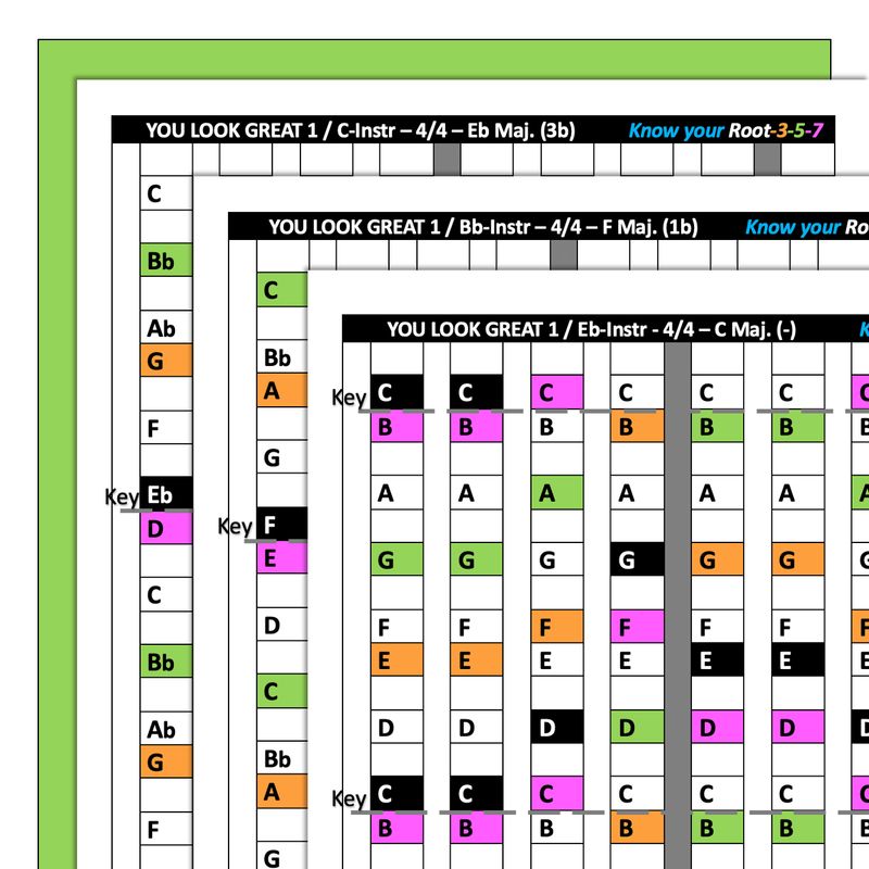 YOU LOOK GREAT( 3) DT / C-Bb-Eb-Instr.
