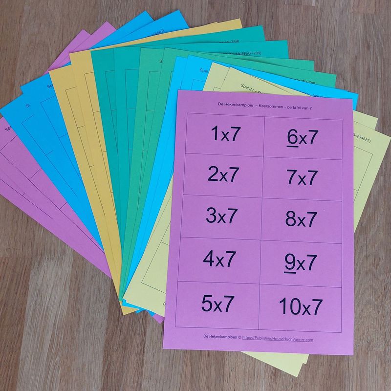 De Reken-Kampioen - de tafels van 2 t/m 9 v.a.gr.4
