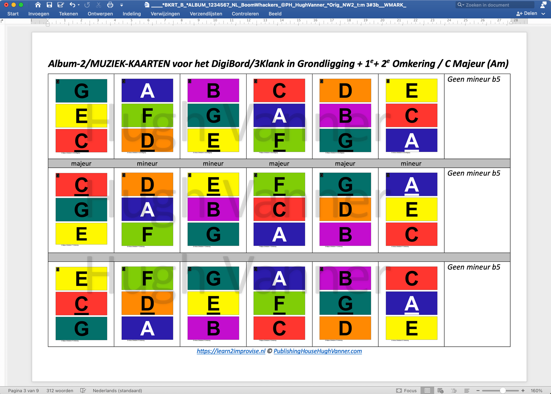 Speel Mee - 8 Albums met 150+ Digitale Muziek-Kaarten voor BoomWhackers e.a. Melodisch Slagwerk - Digibord-Tool