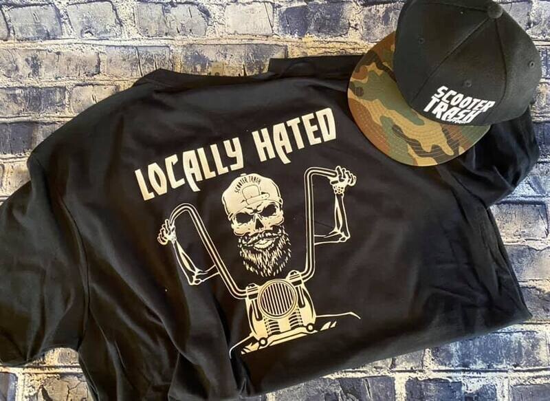 LOCALLY HATED GUY SKULL - T-SHIRT