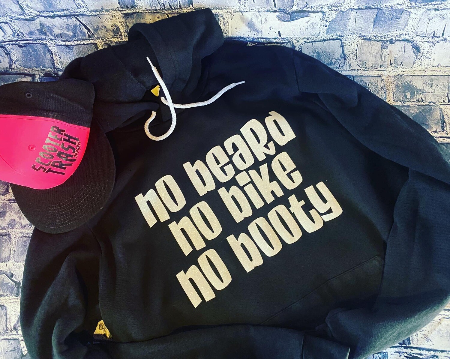 NO BEARD NO BIKE NO BOOTY - HOODIE