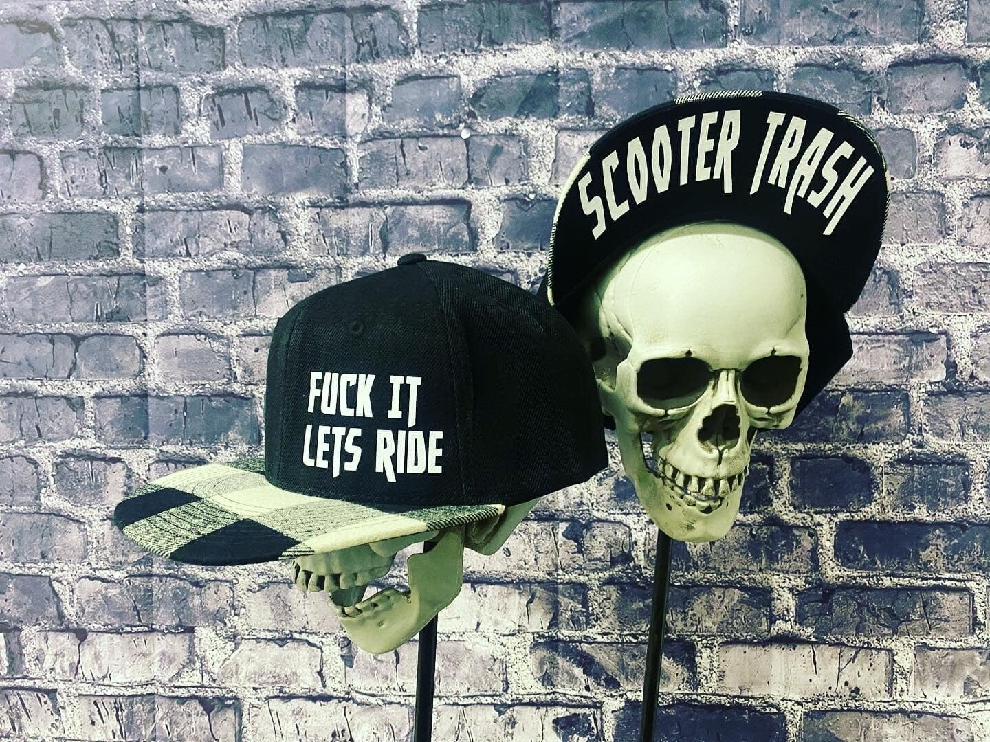 FUCK IT LETS RIDE - FLANNEL - SNAP BACK