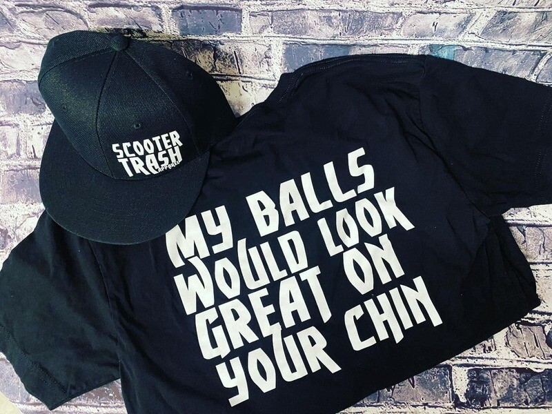 MY BALLS WOULD LOOK GREAT ON YOUR CHIN - T-SHIRT