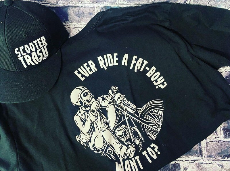 EVER RIDE A FAT-BOY? WANT TO? - T-SHIRT