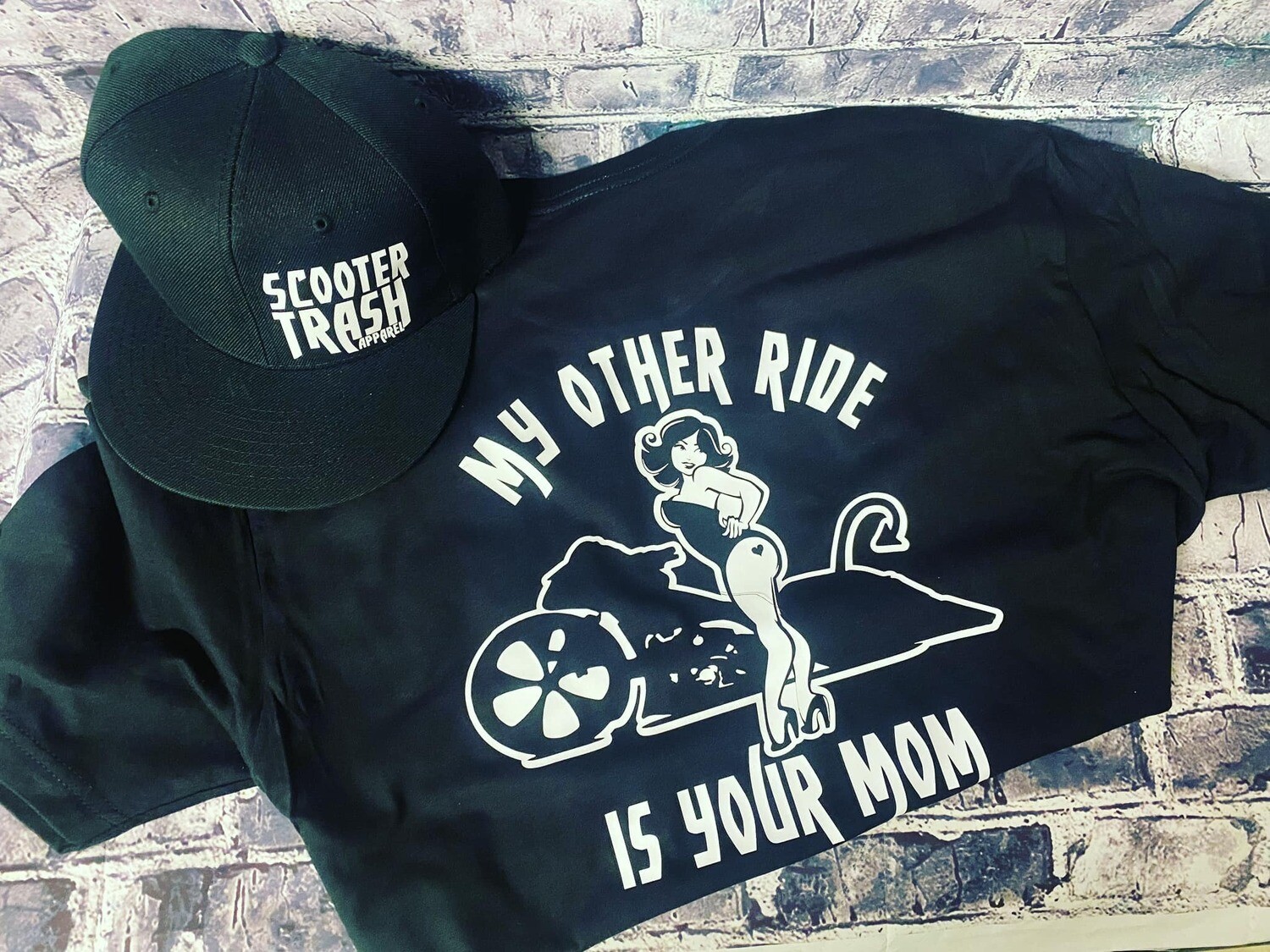 MY OTHER RIDE IS YOUR MOM - T-SHIRT