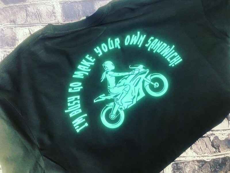IM BUSY GO MAKE YOUR OWN SANDWITCH- SPORT BIKE - T-SHIRT