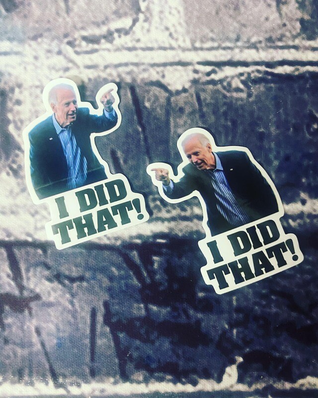 I DID THAT! JOE BIDEN (2INCH SET OF 10)- STICKERS