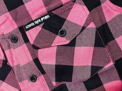 HOT PINK - FLANNEL