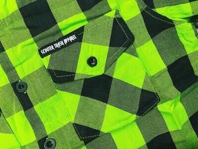 LIME GREEN - FLANNEL