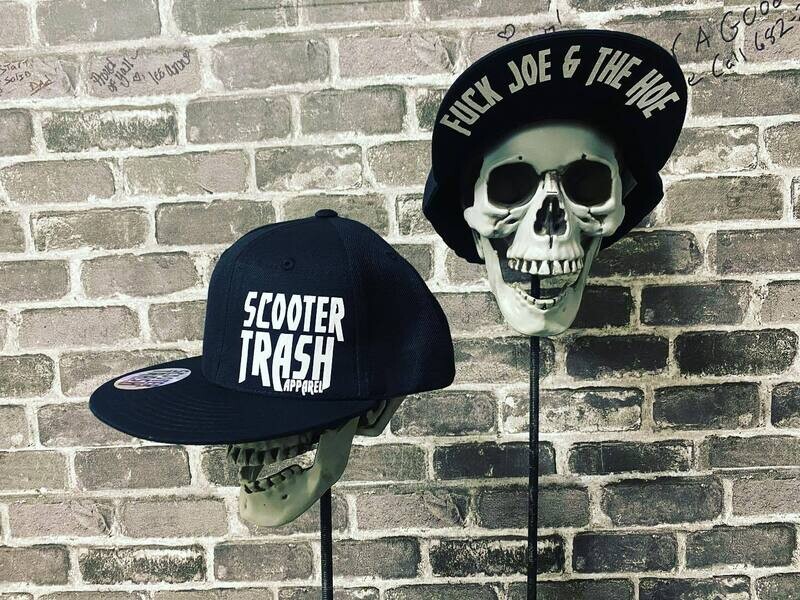 SCOOTER TRASH LOGO -FUCK JOE &amp; THE HOE - SNAP BACK