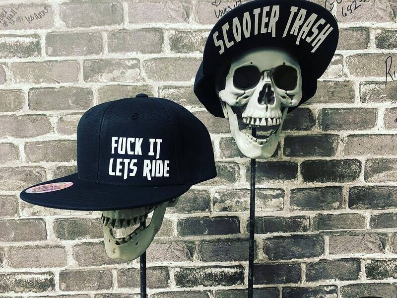 FUCK IT LETS RIDE - BLACK -SNAP BACK