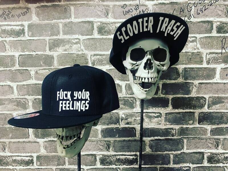 FUCK YOUR FEELINGS - BLACK -SNAP BACK