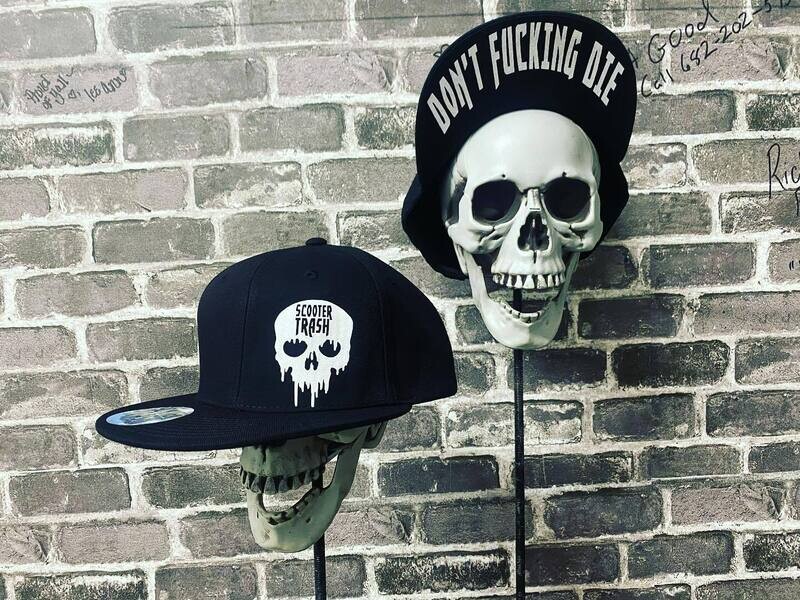 DRIP SKULL LOGO- DON&#39;T FUCKING DIE- SNAP BACK