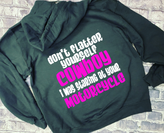 DON&#39;T FLATTER YOURSELF COWBOY - HOODIE