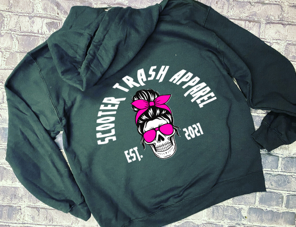 SCOOTER TRASH GIRL SKULL - HOODIE