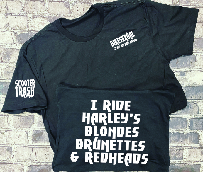BIKESEXUAL - I&#39;LL RIDE JUST ABOUT ANYTHING - T-SHIRT