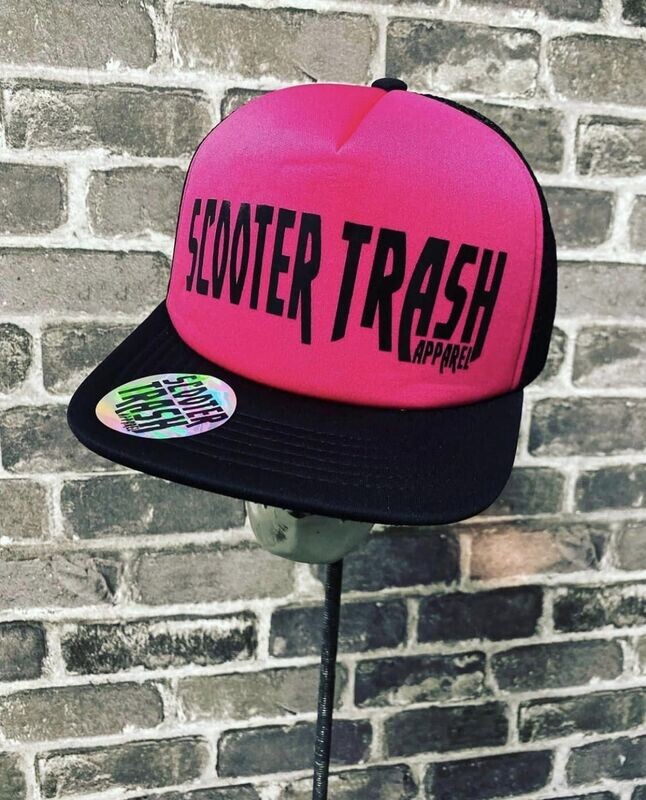 HOT PINK SCOOTER TRASH - FOAM SNAP BACK