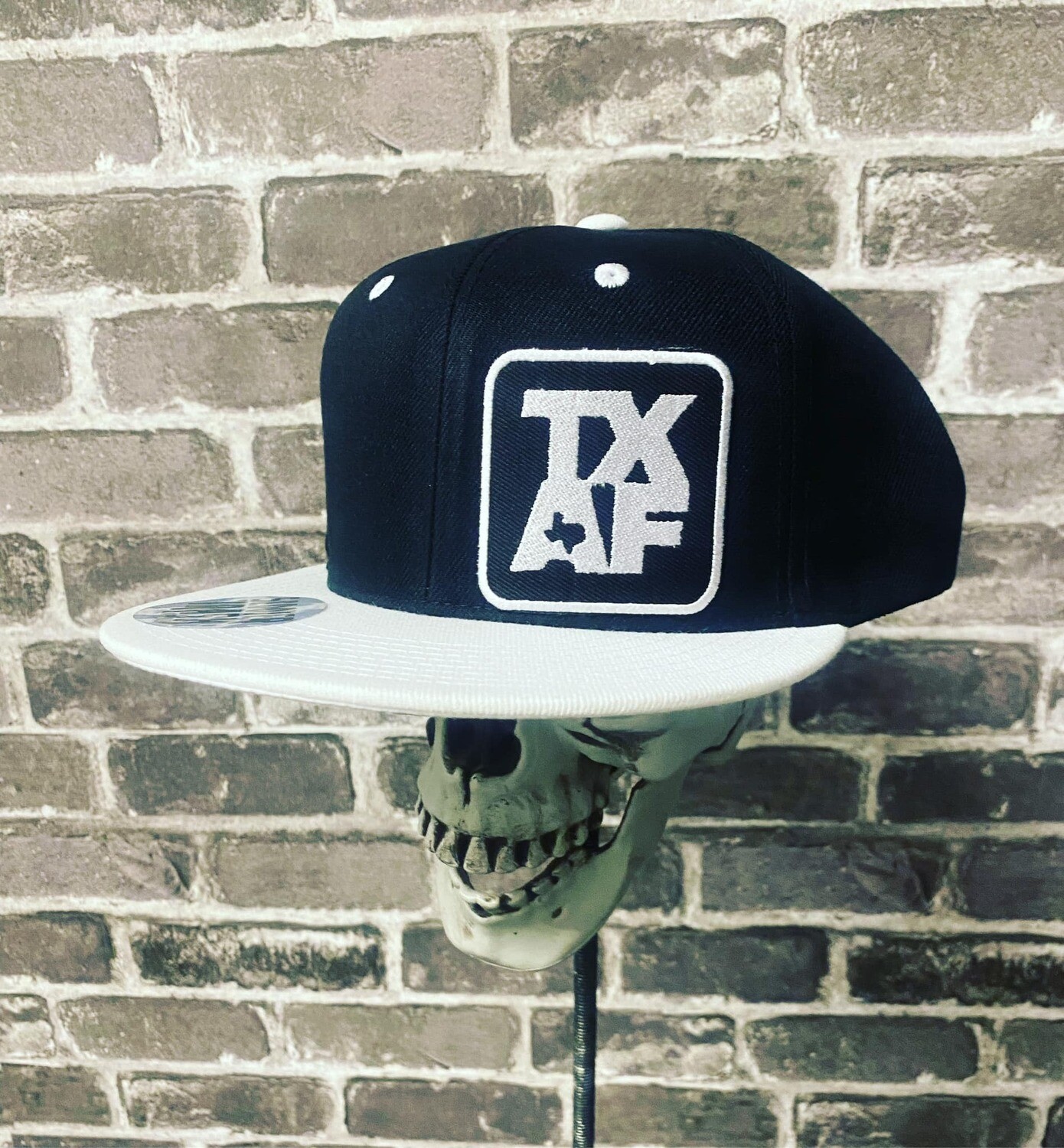 TEXAS AS FUCK -WHITE BILL PATCH  - SNAP BACK