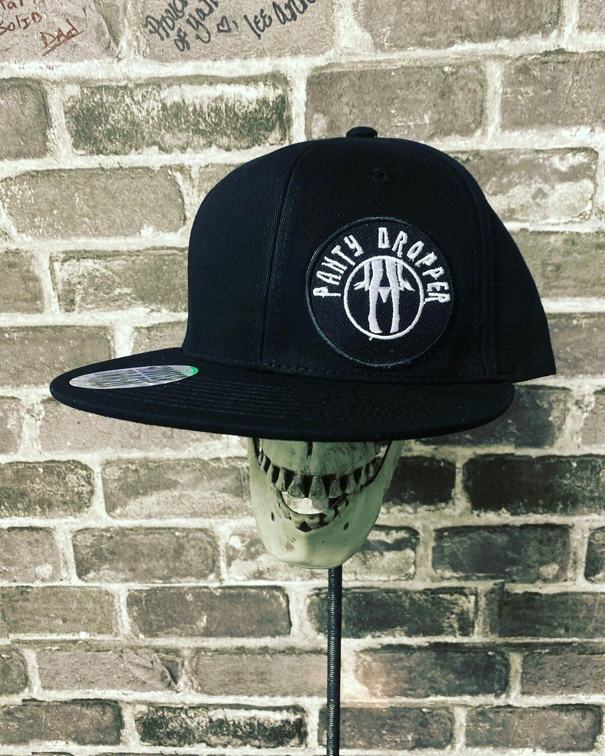 PANTY DROPPER-SOLID BLACK- PATCH  - SNAP BACK