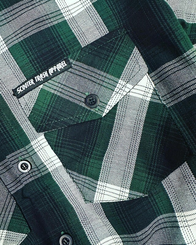 FORREST GREEN/BLACK/WHITE-  FLANNEL