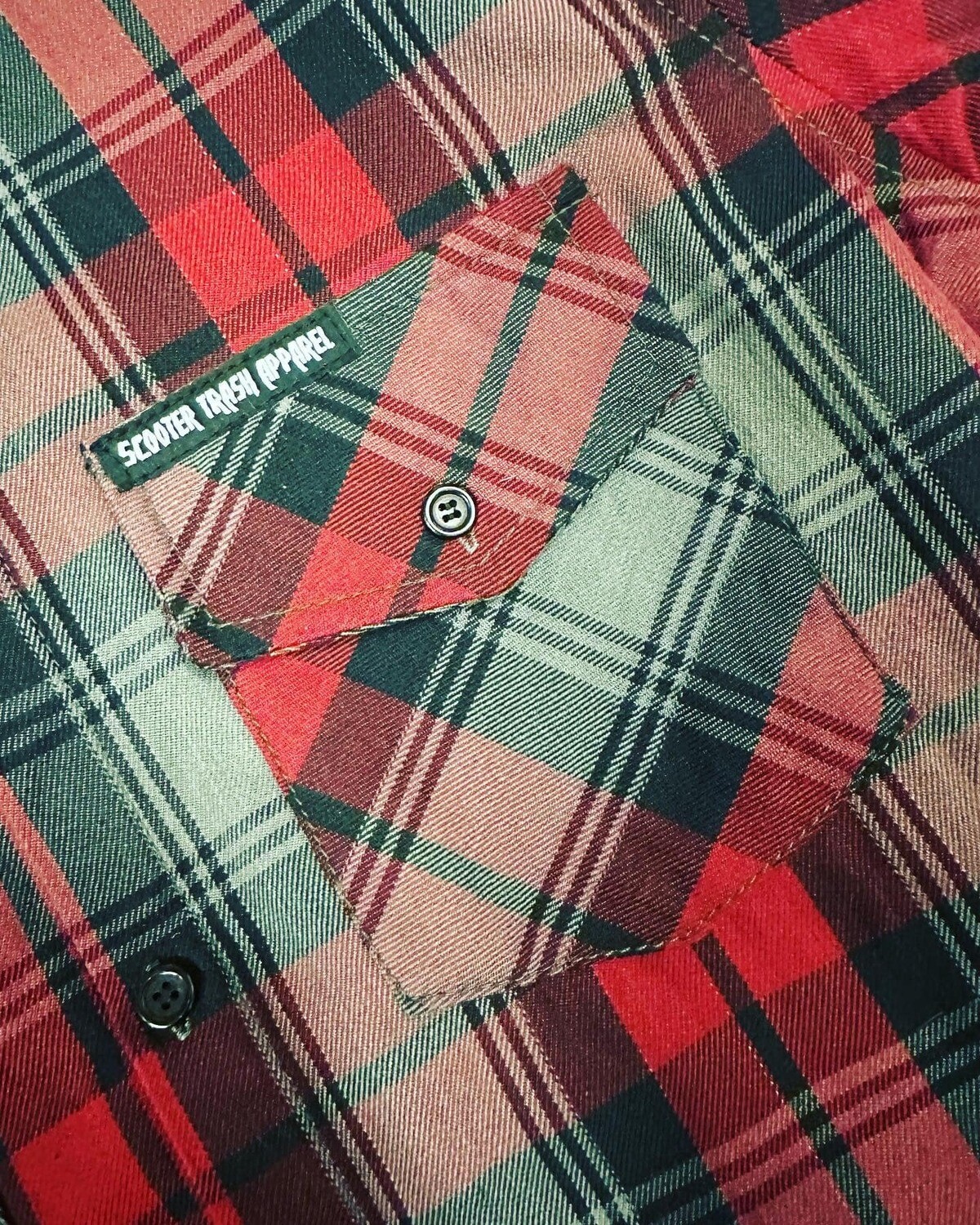 RED / GRAY  / BLACK  - FLANNEL