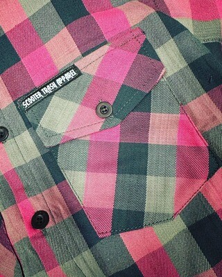 PINK/GRAY - FLANNEL
