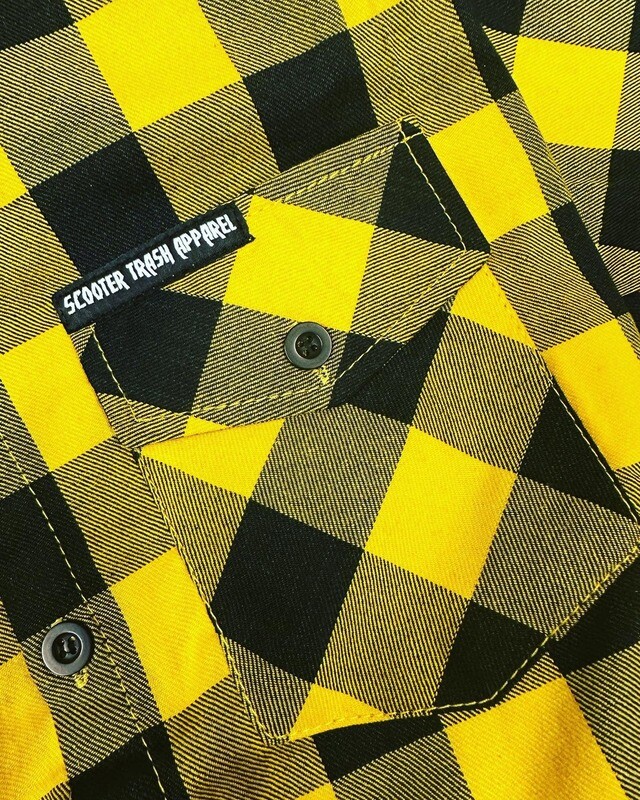 GOLD / BLACK  - FLANNEL