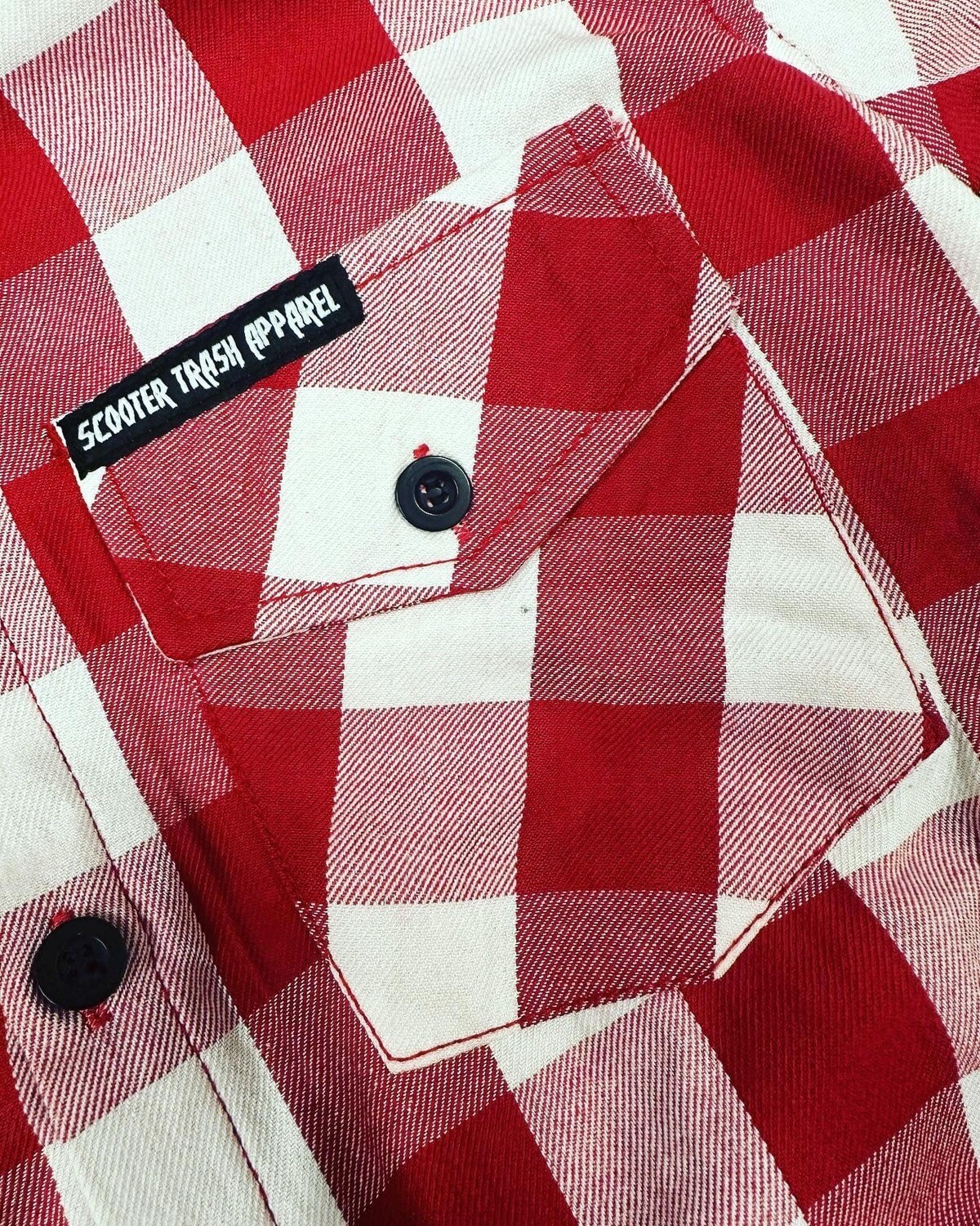 RED & WHITE - FLANNEL