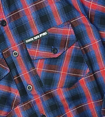 RED/WHITE/BLUE- FLANNEL