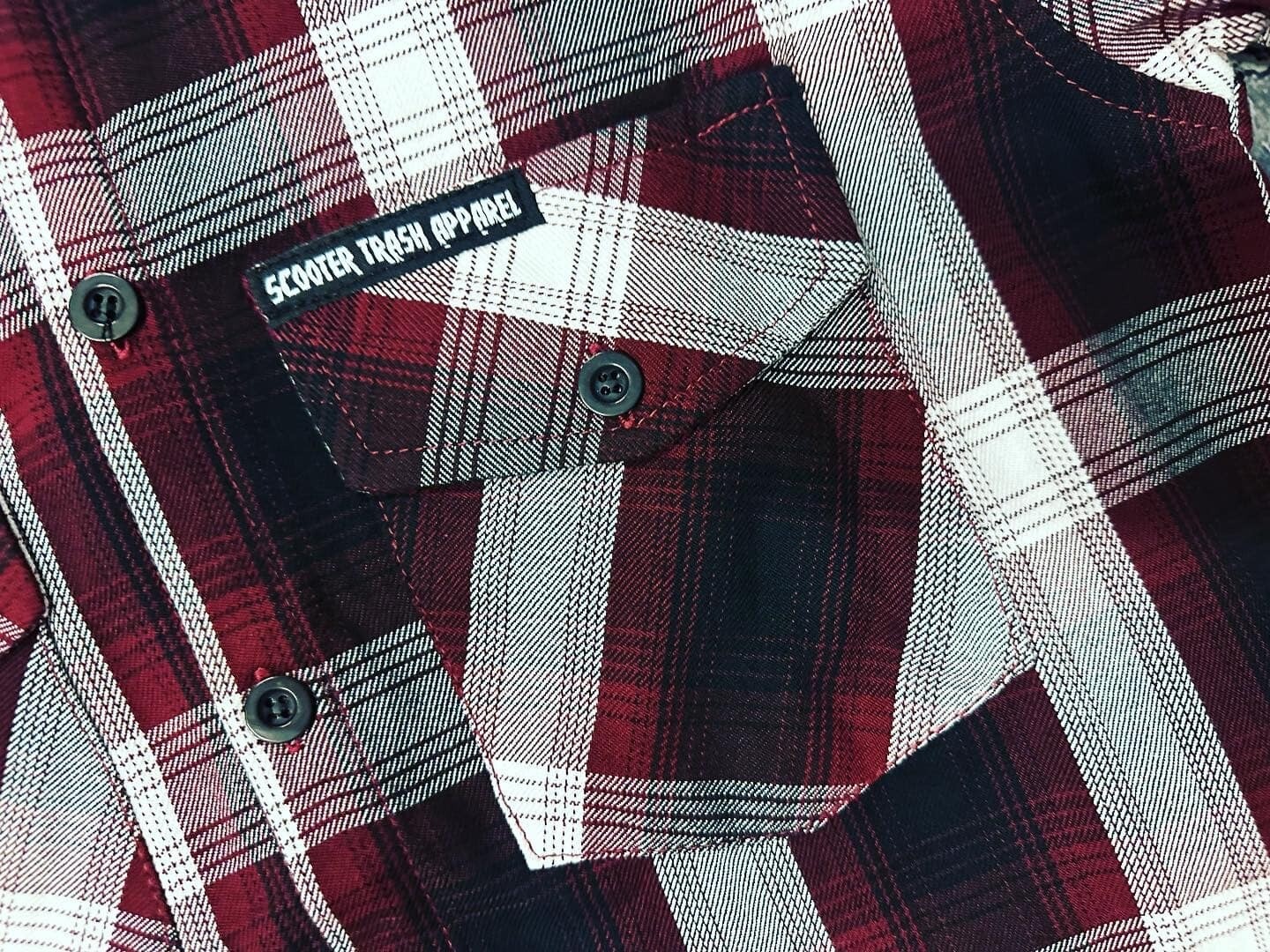 MARRON WHITE BLACK- FLANNEL