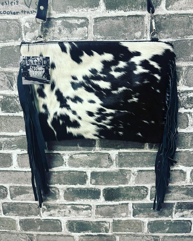 CROSS BODY - COWHIDE - FRINGE BAG - #7