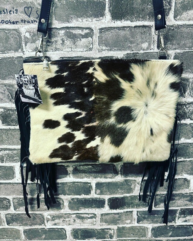 CROSS BODY - COWHIDE - FRINGE BAG - #9