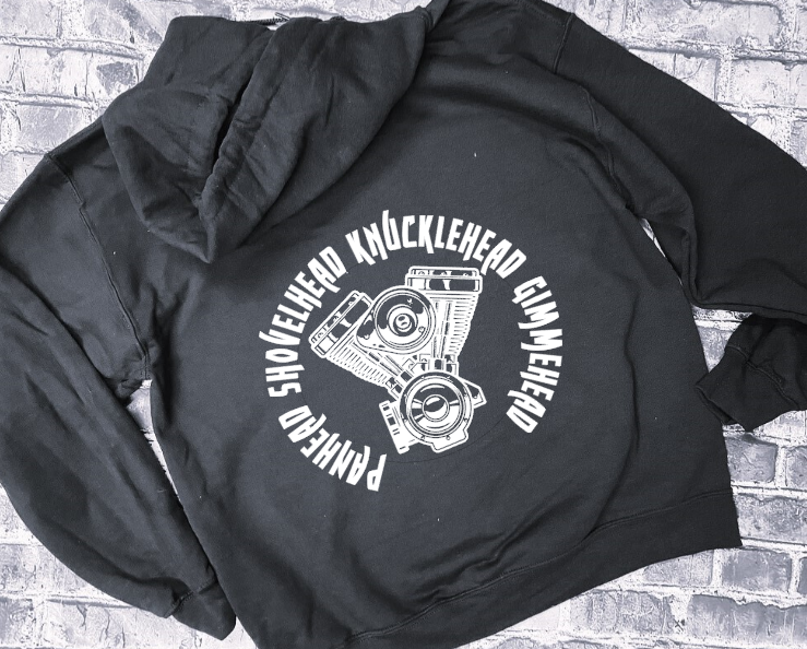 PANHEAD SHOVELHEAD KUCKLEHEAD GIMMEHEAD - HOODIE