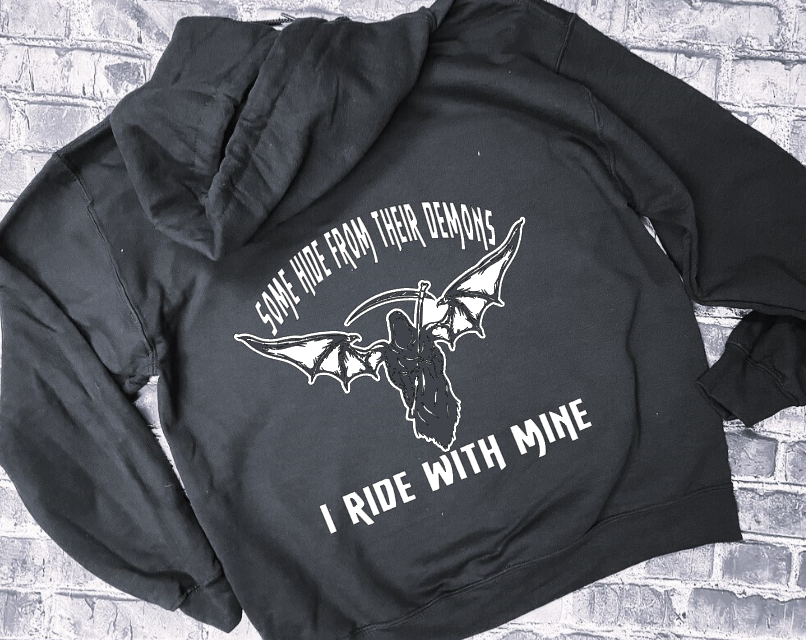 I RIDE WITH MINE - HOODIE