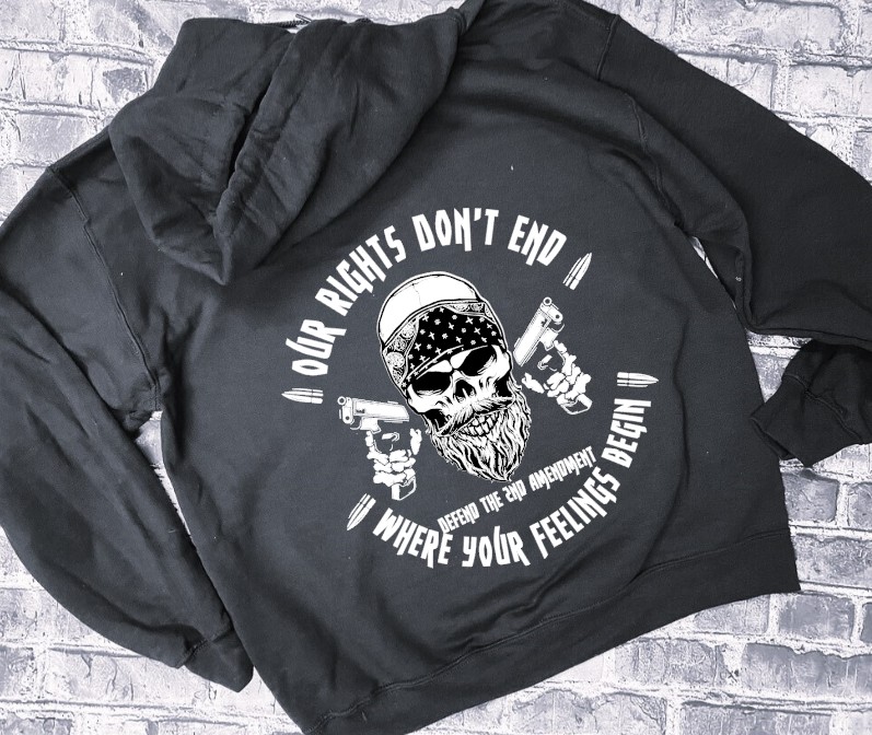 OUR RIGHTS DON&#39;T END - HOODIE