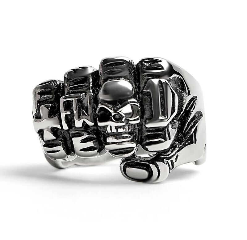 FIST - RING - STAINLESS STEEL