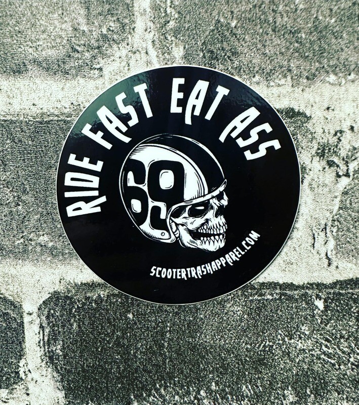 RIDE FAST EAT ASS (3 INCH SET OF 2) - STICKERS