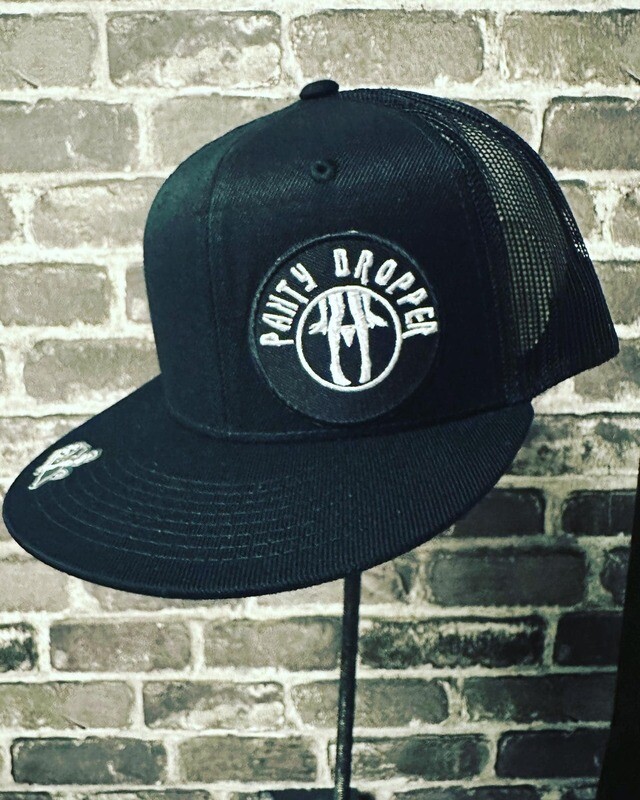 PANTY DROPPER- BLACK MESH BACK- PATCH  - SNAP BACK