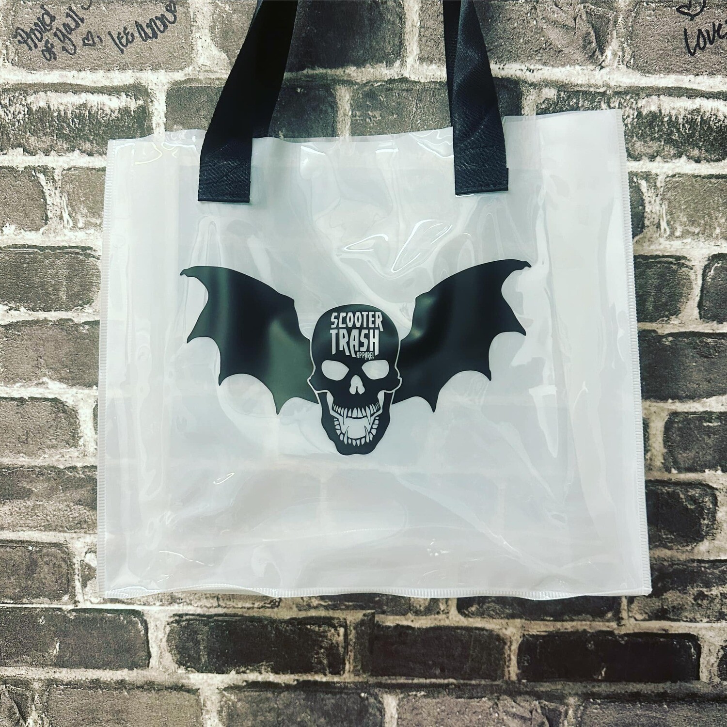 WHITE- HOLLOWEEN - TOTE