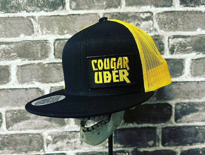 COUGAR UBER- YELLOW/GOLD MESH - PATCH  - SNAP BACK