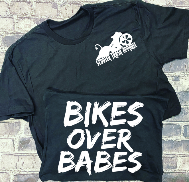 BIKES OVER BABES - KIDS SHIRT