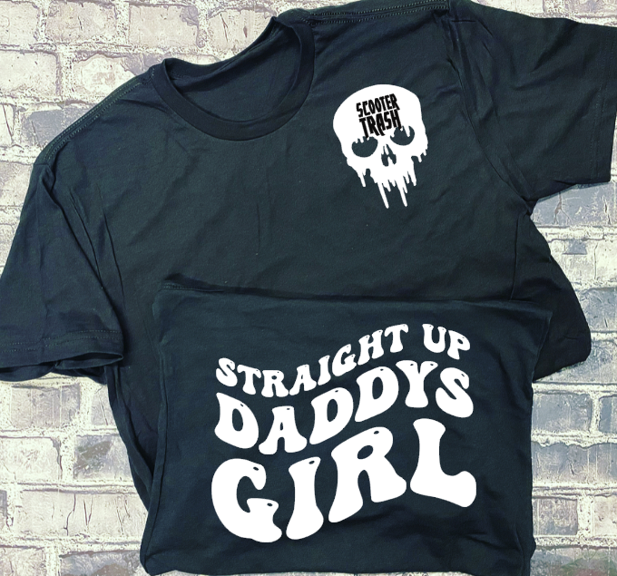 STRAIGHT UP DADDY&#39;S GIRL - KIDS - T-SHIRT