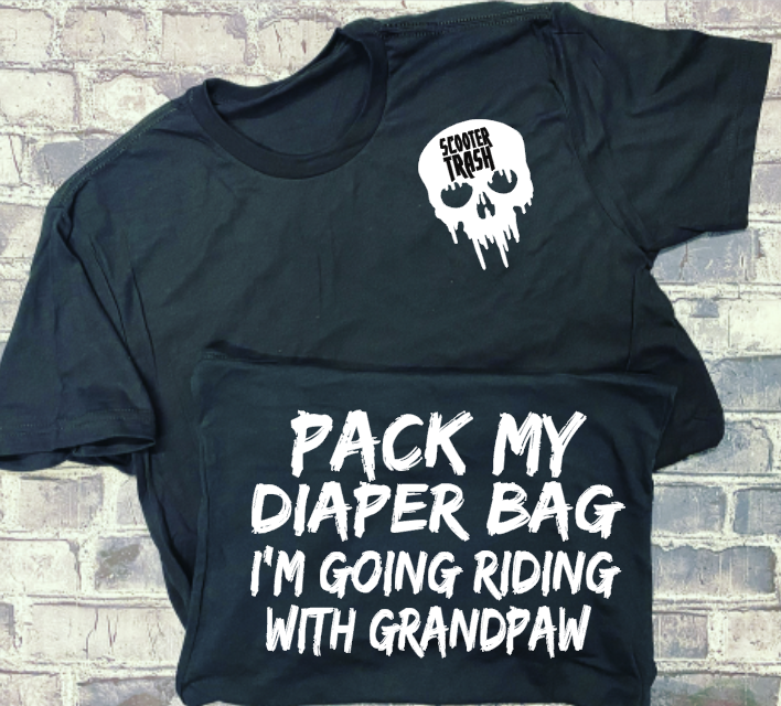 PACK MY DIAPER BAG I&#39;M GOING RIDING WITH GRANDPA - KIDS