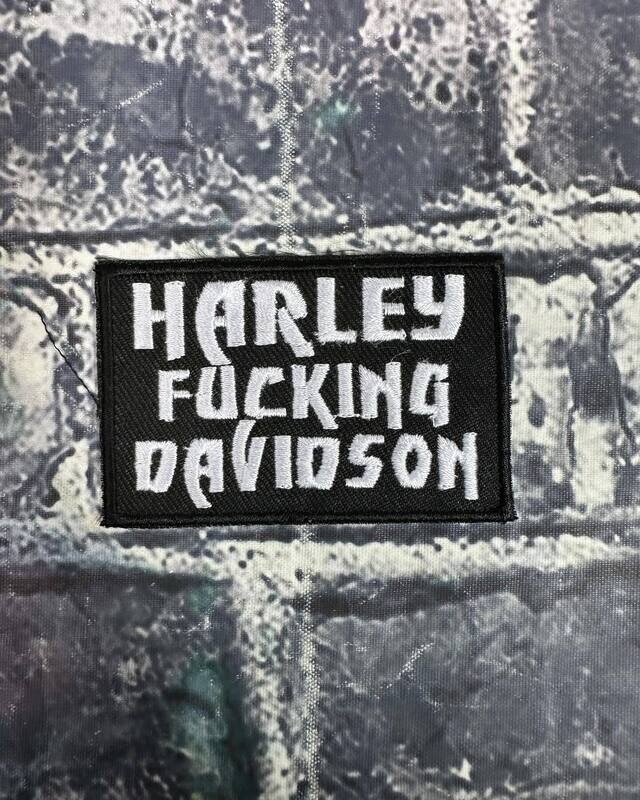 HARLEY FUCKING DAVIDSON- PATCH