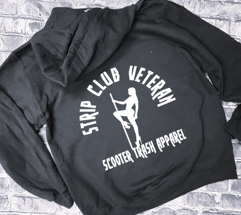 I LOVE STRIPPERS - STRIP CLUB VETRAIN- HOODIE