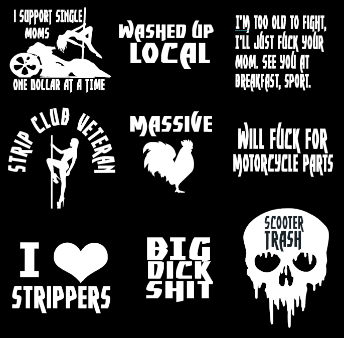 STICKER PACK #5 SET OF 9 3INCH STICKERS