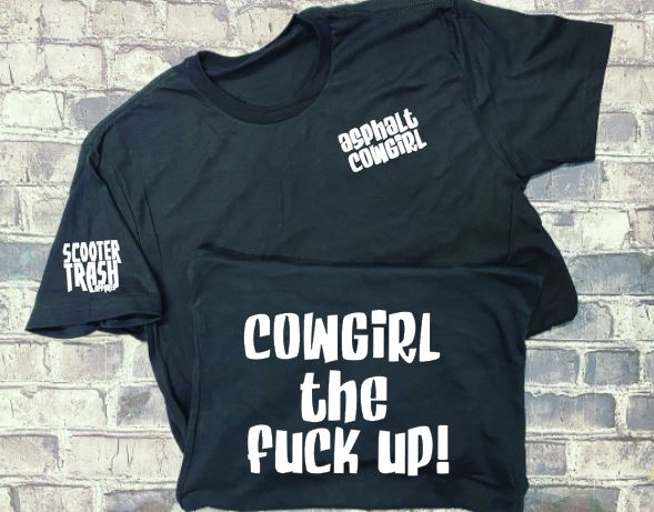 ASPHALT COWGIRL- T-SHIRT