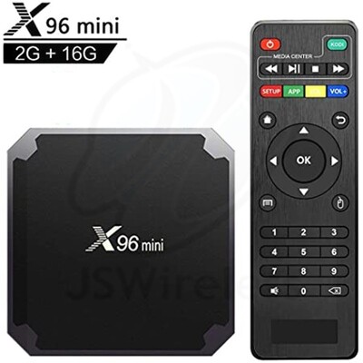 X96 Mini Smart TV Box 4K Android 7.1.2 Amlogic S905W Quad Core 2.4GHz WiFi 2GB/16GB
