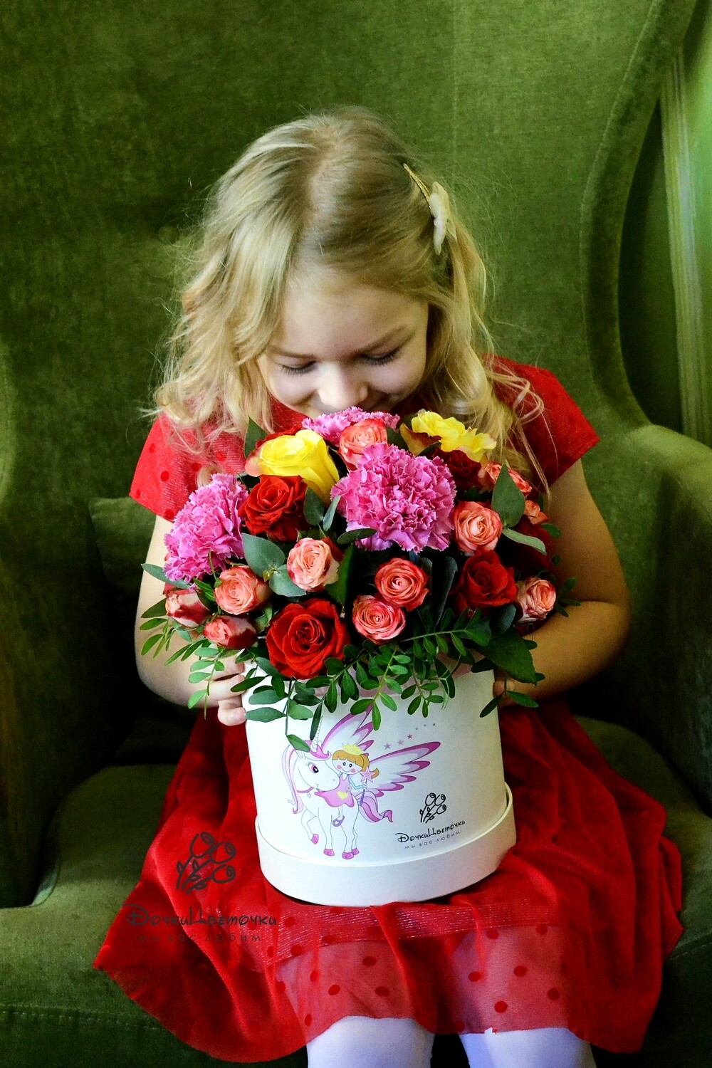 Цветы для принцесс в коробке №3